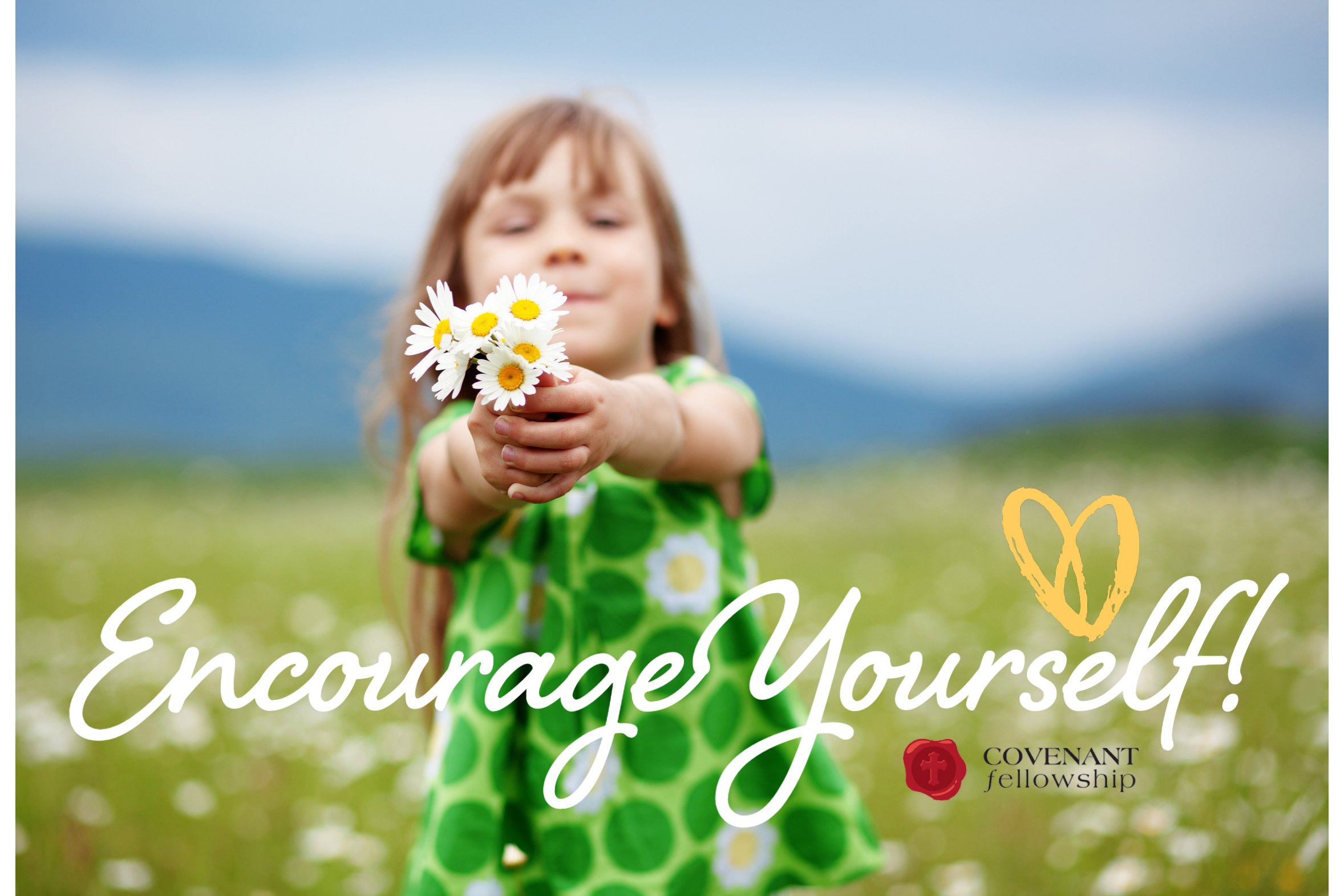 child giving a bouquet of flowers